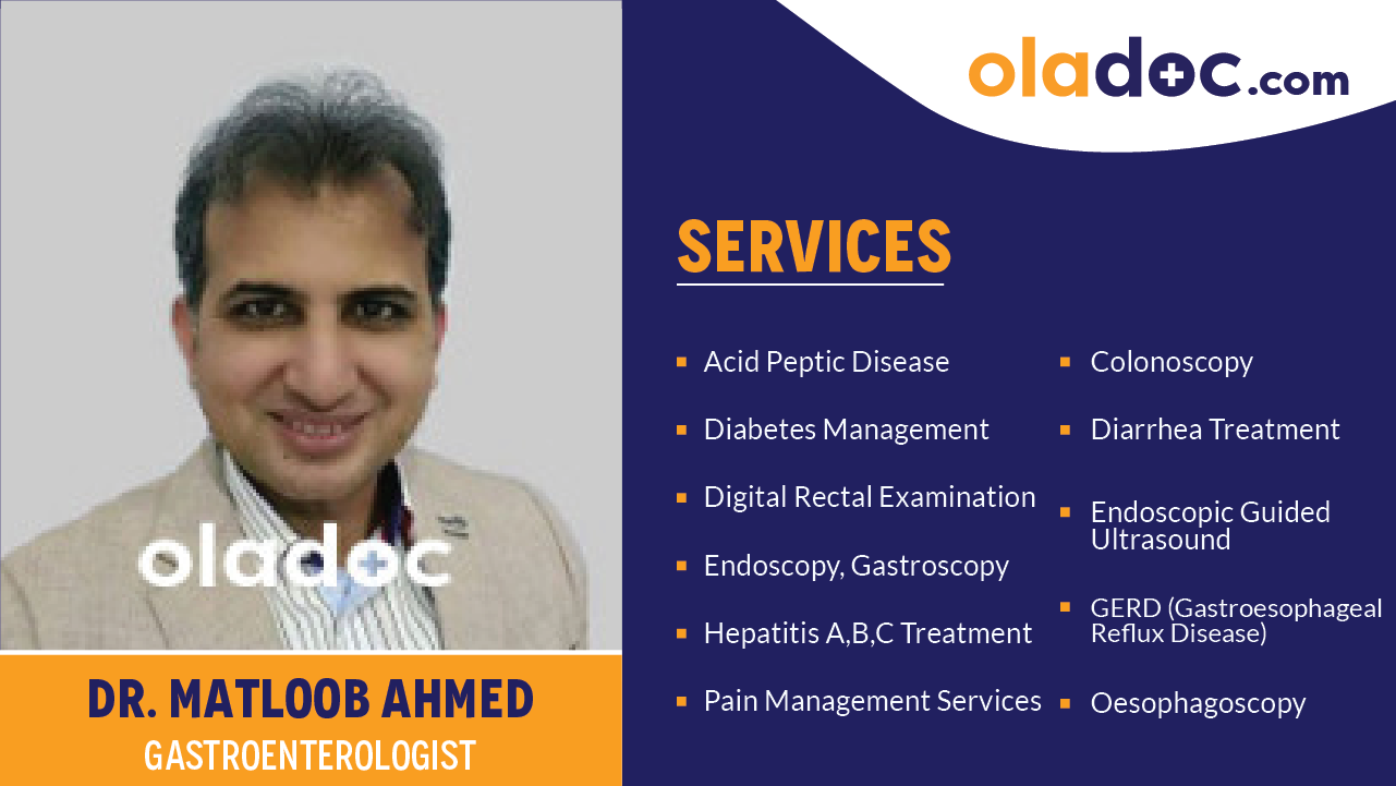 Services provided by Dr.Matloob Ahmed